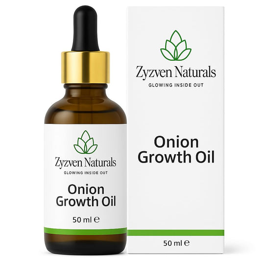 Zyzven Naturals Onion Growth Oil – Multipurpose Scalp & Hair Nourishing Oil with Castor, Black Seed, Moringa & Essential Oils – 50ml Onion Hair oil Natural Hair Care