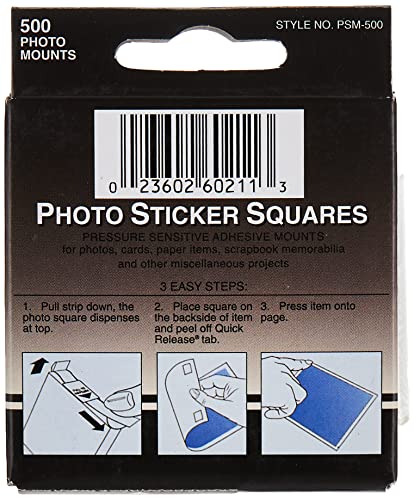 Pioneer Photo Mounting Squares 500pk