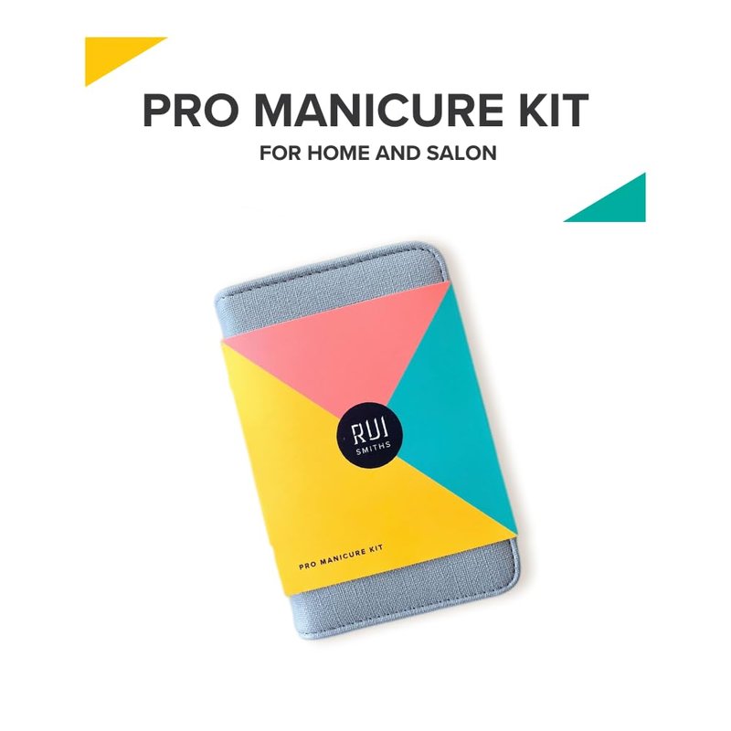 Pro Stainless Steel 8-Piece Manicure Kit - Precision Cuticle Nipper & Metal Pusher | Home & Salon Use