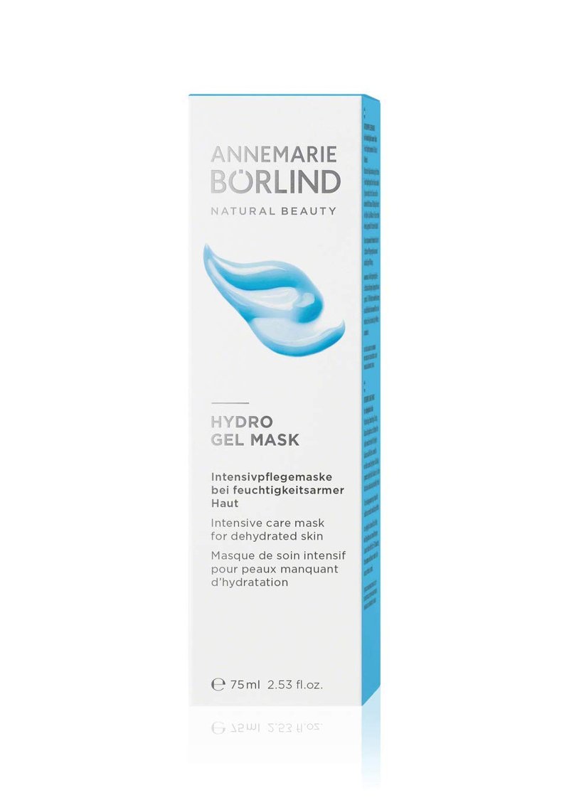 ANNEMARIE BÖRLIND – Hydro Gel Mask – Natural Moisturizing Wash Off Face Mask with Hyaluronic Acid and Red Algae Extract for Radiant and Youthfully Fresh Looking Skin– 2.5 Oz.