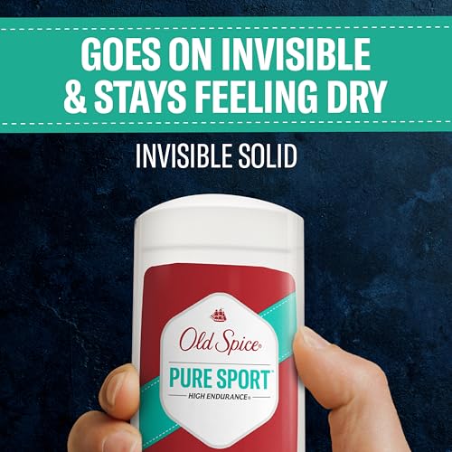 Old Spice Antiperspirant Deodorant For Men, High Endurance, 24/7 Sweat Defense & Odor Protection, 24/7 Freshness & Lasting Scent, Pure Sport Scent, 3.0 oz (Pack of 2)