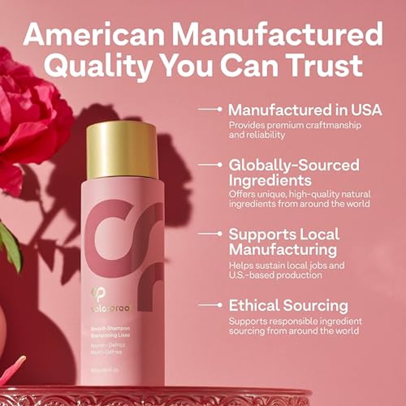 ColorProof Smooth Gift Set ? Smooth Shampoo and Conditioner (8.5 Fl. Oz.) with Pre-Tox Spray (6.7 Fl. Oz.) ? Color Safe Shampoo and Conditioner Set for Frizz-Prone, Color-Treated Hair