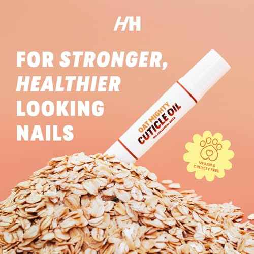 Handmade Heroes Cuticle Strengthening 8% Colloidal Oat Cuticle Oil Pen Rejuvenate Nail Nourish Repair Cuticles Vegan Cruelty Free Cuticle Oil helps grow nails fast manicure pedicure set (4pc Set)