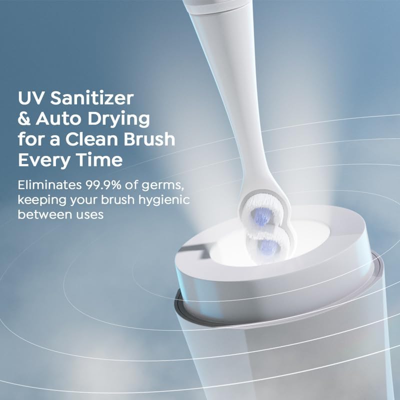 SuperMouth® Ultim8 Travel SmartCase™ - Compact UV Sanitizer & Organizer for Toothbrush, Toothpaste & Floss - Rose Gold