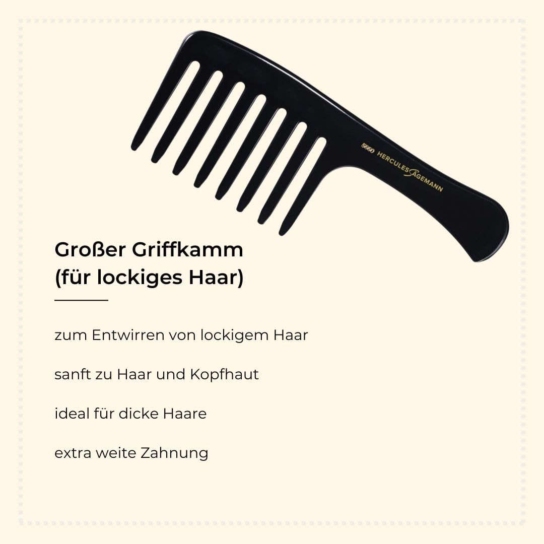 Hercules Sägemann, Magic Star comb, 9 inches, 1 set, (1 x 1 piece), 5660