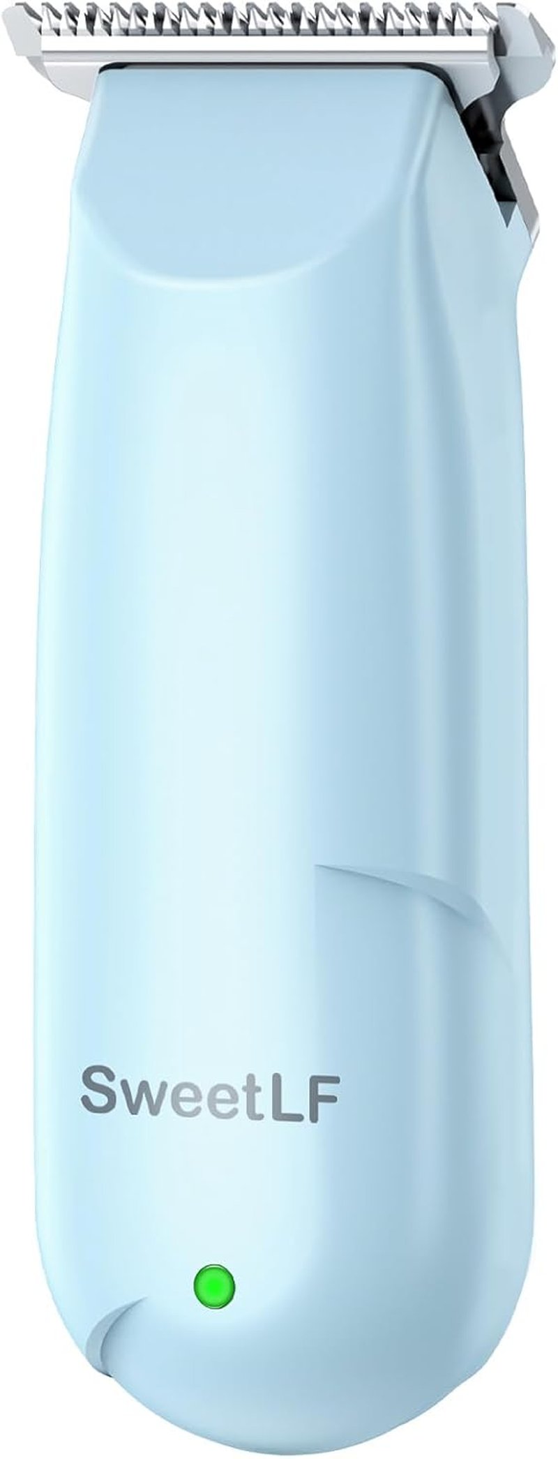 Bikini Trimmer for Women - SweetLF Pubic Hair & Body Hair Trimmer with 3 Guards | Portable Type-C Charging, Blue