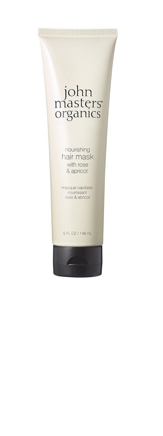 john masters organics – Nourishing Hair Mask | Rose and Apricot | Deep Conditioning Hair Mask | Scalp Treatment | Avocado | Silicone & Paraben Free | Cruelty Free| Haircare for Men & Women (5 oz.)