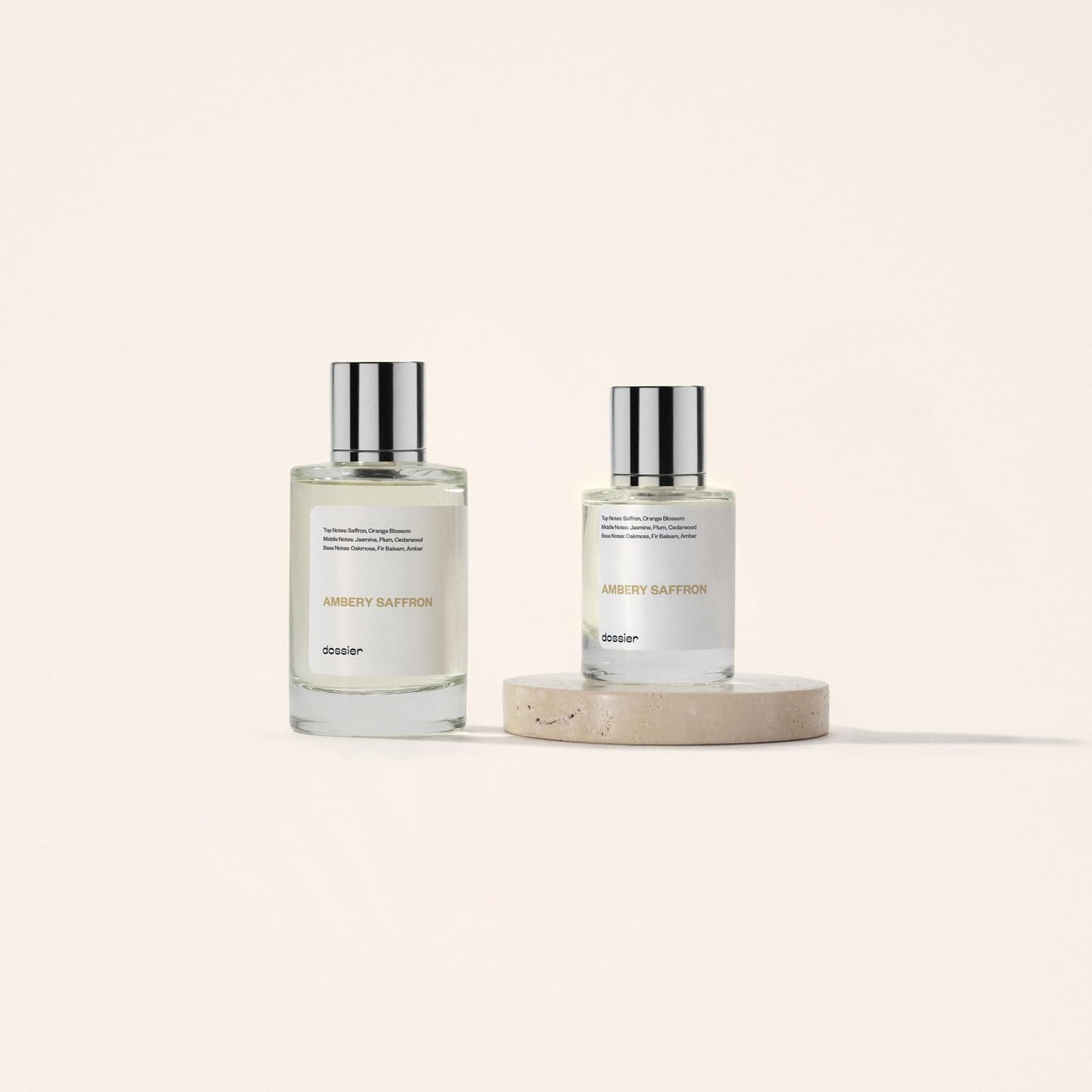 Dossier - Ambery Saffron - Eau de Parfum - Inspired by Baccarat Rouge 540 - Long-Lasting Fragrance - Unisex - 3.4 fl oz (100ml)