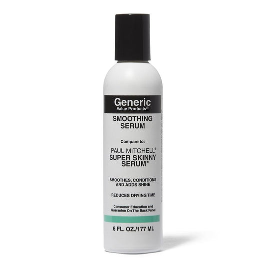 Generic Value Products Smoothing Serum, Styling Cream, AntiFrizz, Thermal Protectant, Conditioning, Wet or Dry Hair, 6 Oz