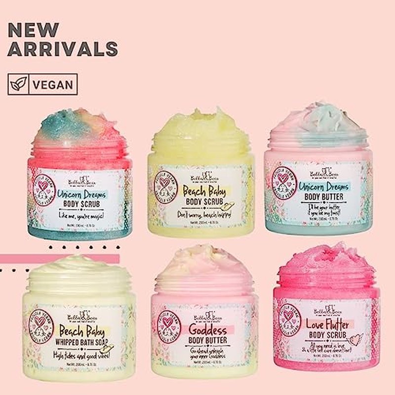 Bella & Bear Goddess Body Butter Scar Cream - Skin Care Moisturizer - Pure Smoothing Beauty Product Cruelty-Free, Vegan Butter with Natural Ingredients - Hydrate Skincare for Dry Skin