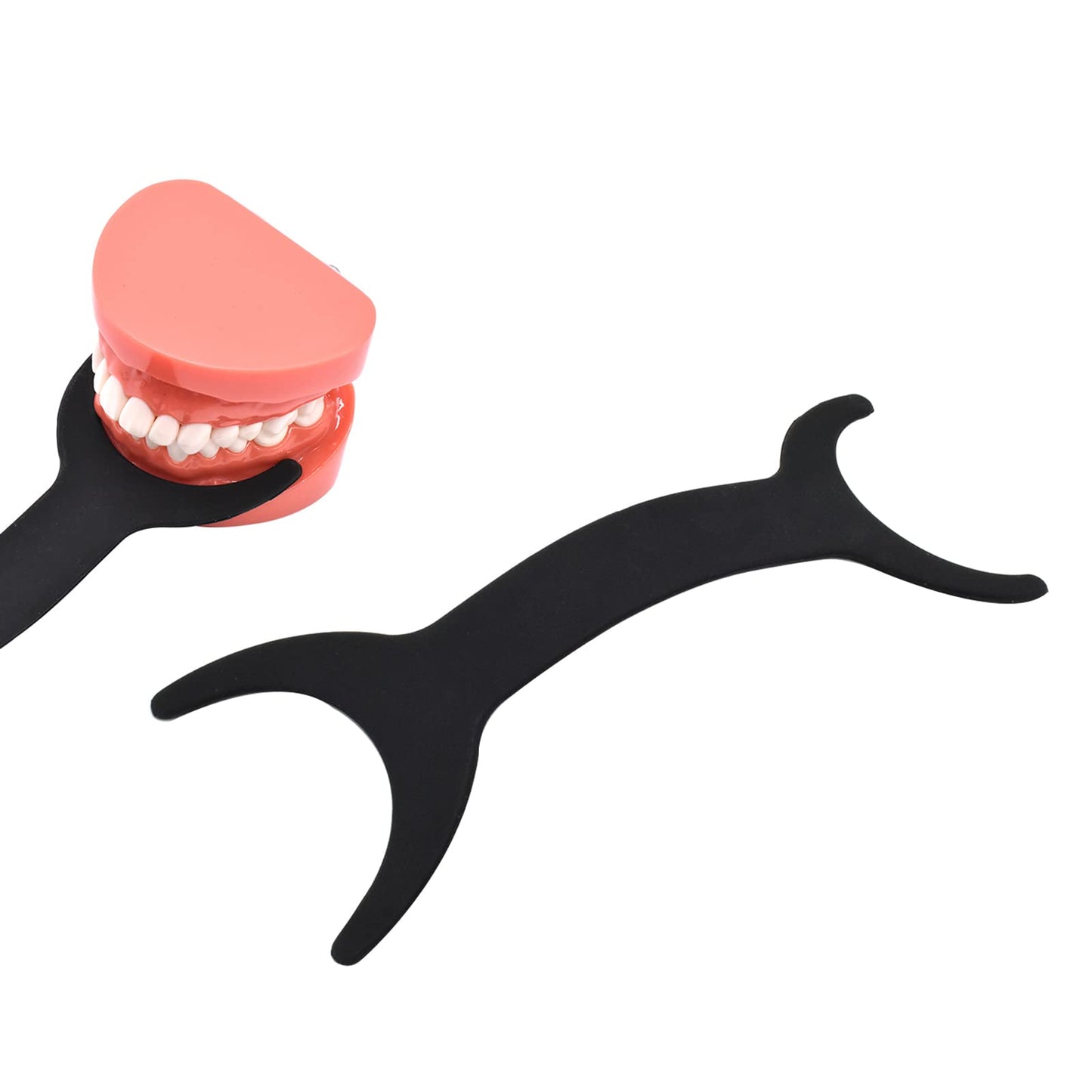 Angzhili 2 pcs Silicone Dental Orthodontic Photography Contraster,Bendable Intraoral Photography Background Board,Black Background Board Contraster (C1+C2)
