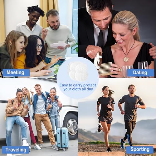 Armpit Sweat Pads, 100 Packs Underarm Sweat Pads, Disposable Sweat Block Pads for Women Men, Fight Hyperhidrosis Treatment Stick Antiperspirant, Dress Shields Guard, Zero Sweat Invisible