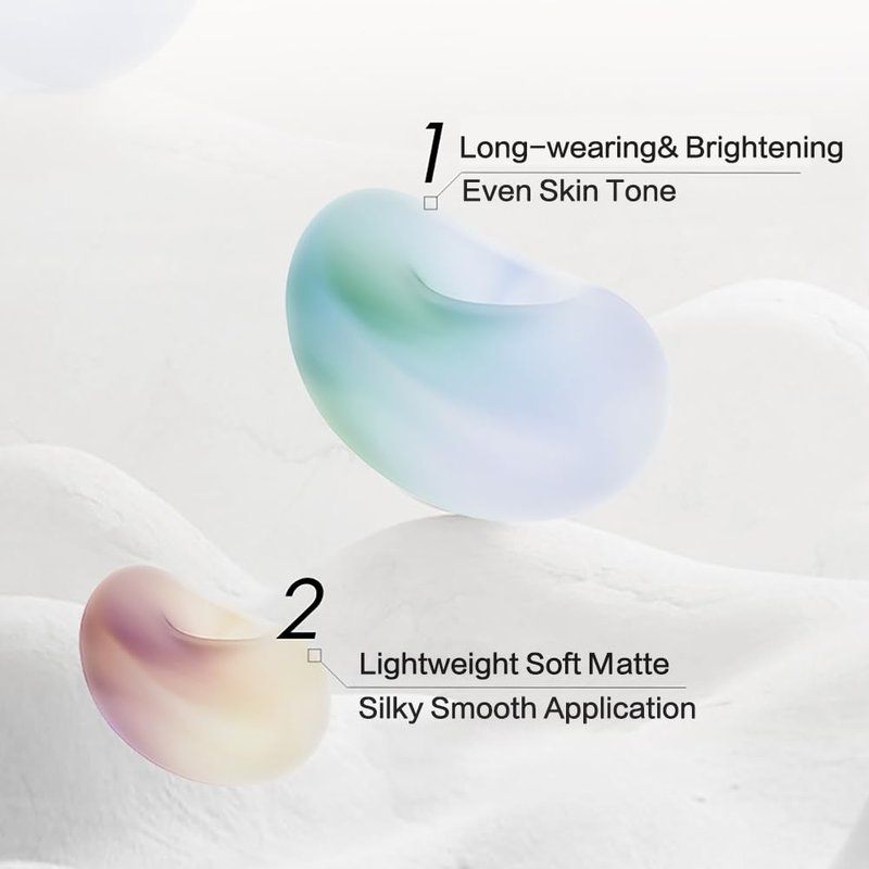 Funny Elves Long-Lasting Concealer - Brightening Powder Makeup for Smooth Skin | 1 Count