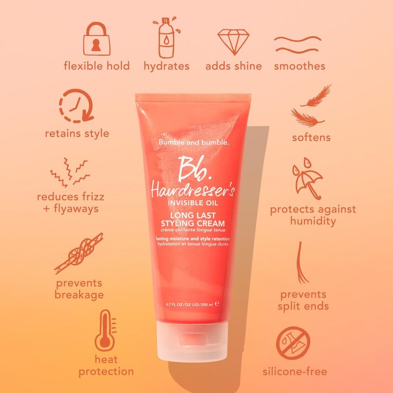 Bumble and bumble. Prep, Style, Extend Starter Set | Hairdresser's Invisible Oil Primer, Hairdresser's Invisible Oil Long Lasting Styling Cream + Prêt-à-powder Dry Shampoo