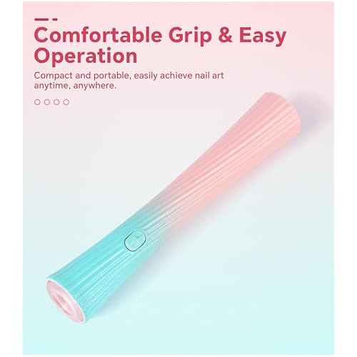 UV for Gel Nail Fashion Styling Handheld UV Light for Gel Nails Mini UV Light Portable Nail Lamp Cordless USB Chargeable Nail Dry Tool