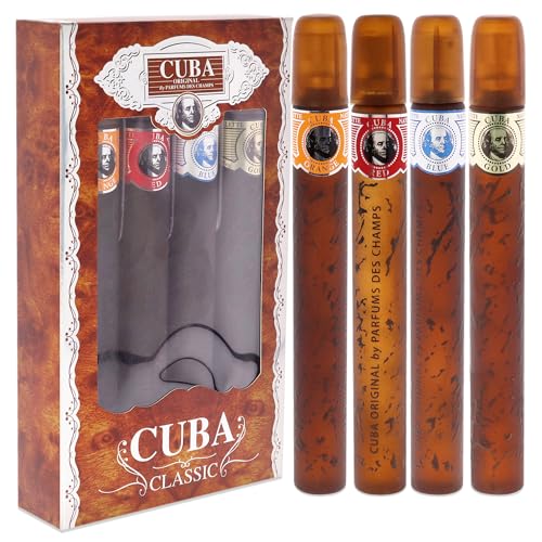 Cuba By Cuba for Men Gift Set, 4 Count
