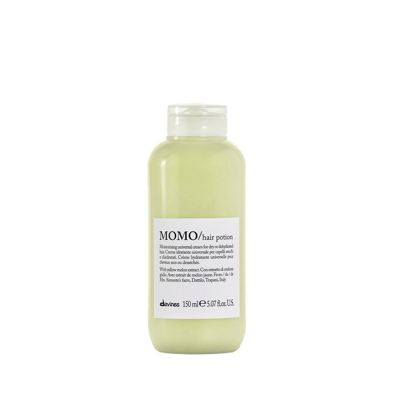 Davines MOMO Potion, Leave-In Combing Cream with Moisturizing Formula for Dry and Dehydrated Hair - Restores Hydration, Softness, and Shine with Melon Extract, Weightless, 5.07 Fl Oz