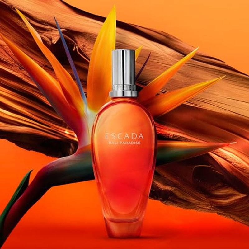Escada Bali Paradise Eau De Toilette ? Floral Women's Perfume ? With Notes of Dragon Fruit Accord, Bird of Paradise Accord & Sandalwood ? Luxury Perfumes for Women ? Long Lasting Fragrance