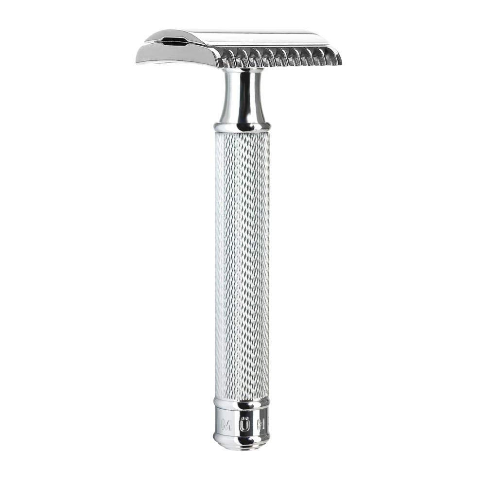 MÜHLE TRADITIONAL R41 Double Edge Safety Razor (Open Comb) For Men - Perfect for Every Day Use, Barbershop Quality Close Smooth Shave