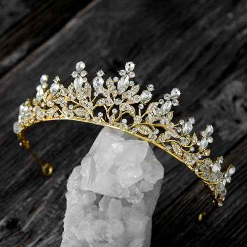 SWEETV Princess Tiaras and Crowns for Women,Girls,and Brides, Perfect for Wedding,Birthday Party,Pageants,Quinceaneras,Proms,Photoshoots and Special Costume Hair Styling Accessories