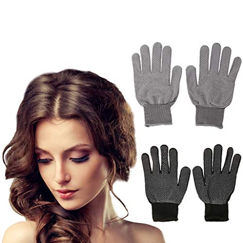 2pcs Protective Glove Hair Styling for Curling Straight