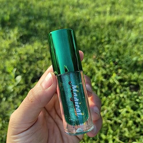 Color Changing Lip Gloss Lip Oil Tinted,Magic PH Color Change Lip Stain Lip Balm,Long Lasting Nourishing Non-Stick Lipgloss for Women