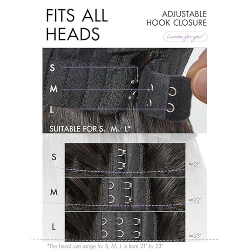 LUVME HAIR All-Day Comfort Real Glueless 7x6 HD Lace Wig 200% Density PartingMax Lace Wigs Loose Body Wave Lace Front Wigs Human Hair Pre Cut Plucked Lace Frontal 18 Inches Natural Black Color