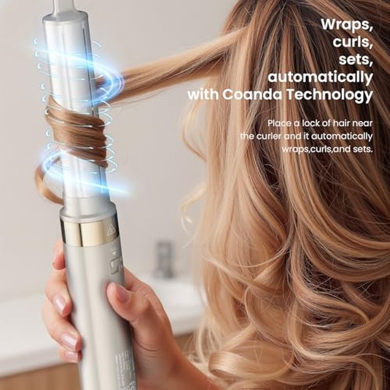 Upgraded 5-in-1 Hot Air Styler ? Hair Dryer & Versatile Air Styler with Auto Wrap Curlers, Volumizing Brushes, Frizz-Free Hair Styler Tool for Curling, Smoothing & Adding Volume, No Heat Damage