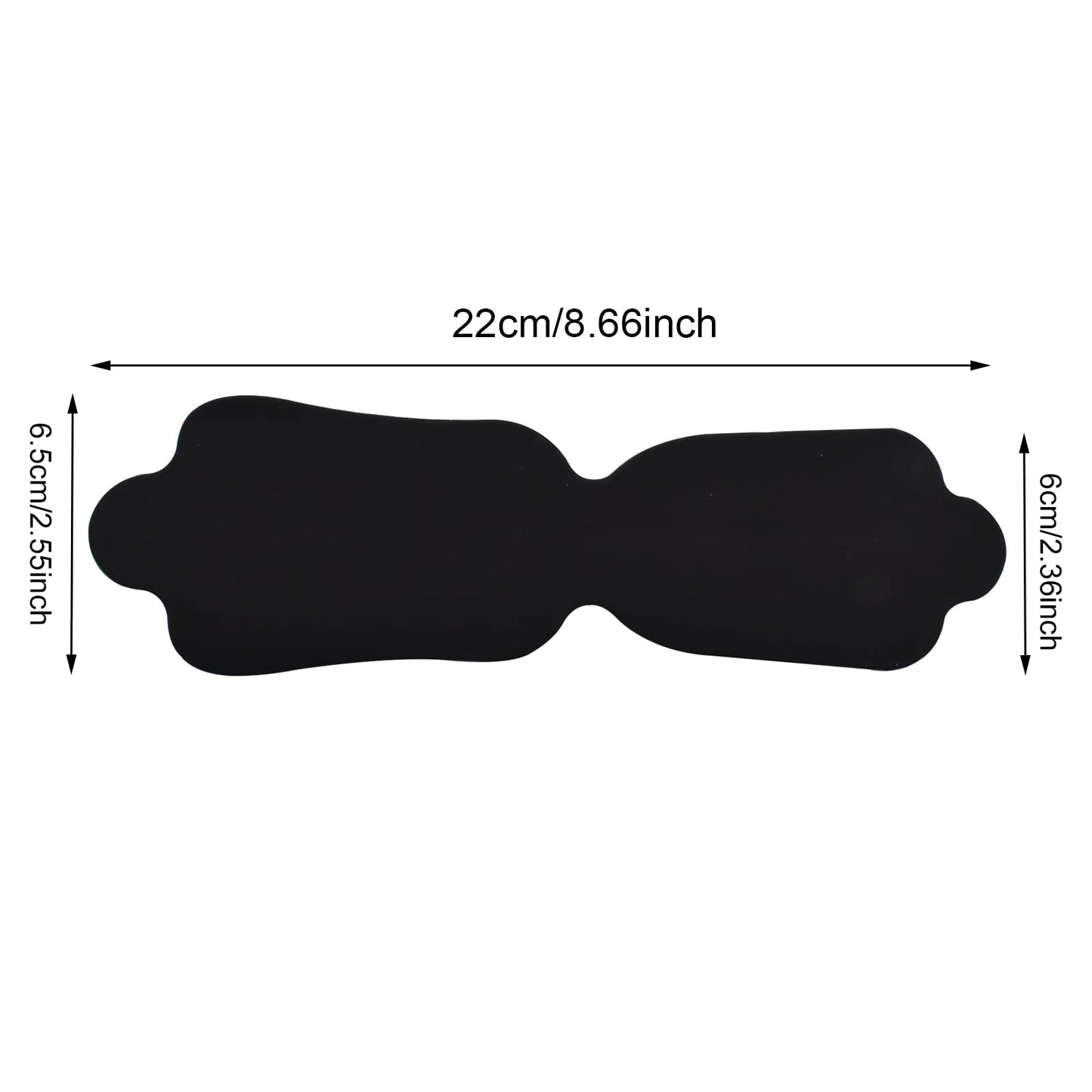 Angzhili 1 pc Silicone Dental Orthodontic Photography Contraster,Bendable Intraoral Photography Background Board,Black Background Board Contraster (C1)