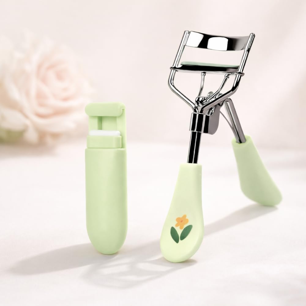 Eyelash Curler for Women - Manual Lash Curler with Wide Angle Fit | Gentle No Pinching, Portable Makeup Tool