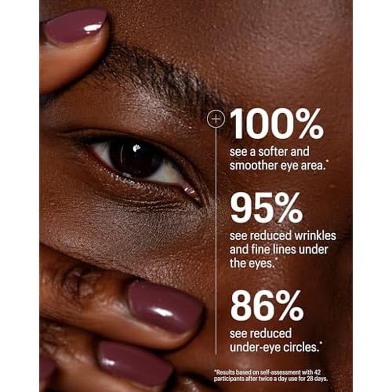 Allies of Skin Peptides Firming Eye Cream | Under Eye Moisturizer for Dark Circles & Puffiness | Bakuchiol, Ceramides and Vitamin C for Fine Lines and Under Eye Area | 0.5 oz
