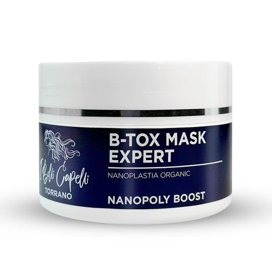 I Belli Capelli Torrano Hair B-tox Treatment, Nanoplastia Thermal Activated Mask for Dry Frizzy Hair, Formaldehyde Free - Results for up to 3 month - B-tox Capilar para el Cabello (250 ml/8.8 oz)