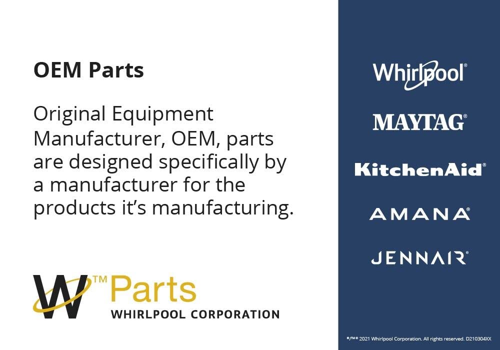 Whirlpool 279570 Dryer Door Latch Kit, White