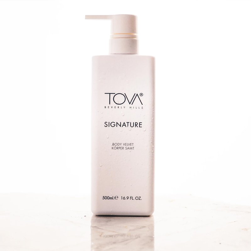 Tova Signature Body Velvet Lotion with Pump – Nourishing Shea Butter Body Lotion for Women, Hydrating & Moisturizing – USA-Made & Cruelty-Free – 16.9 fl oz