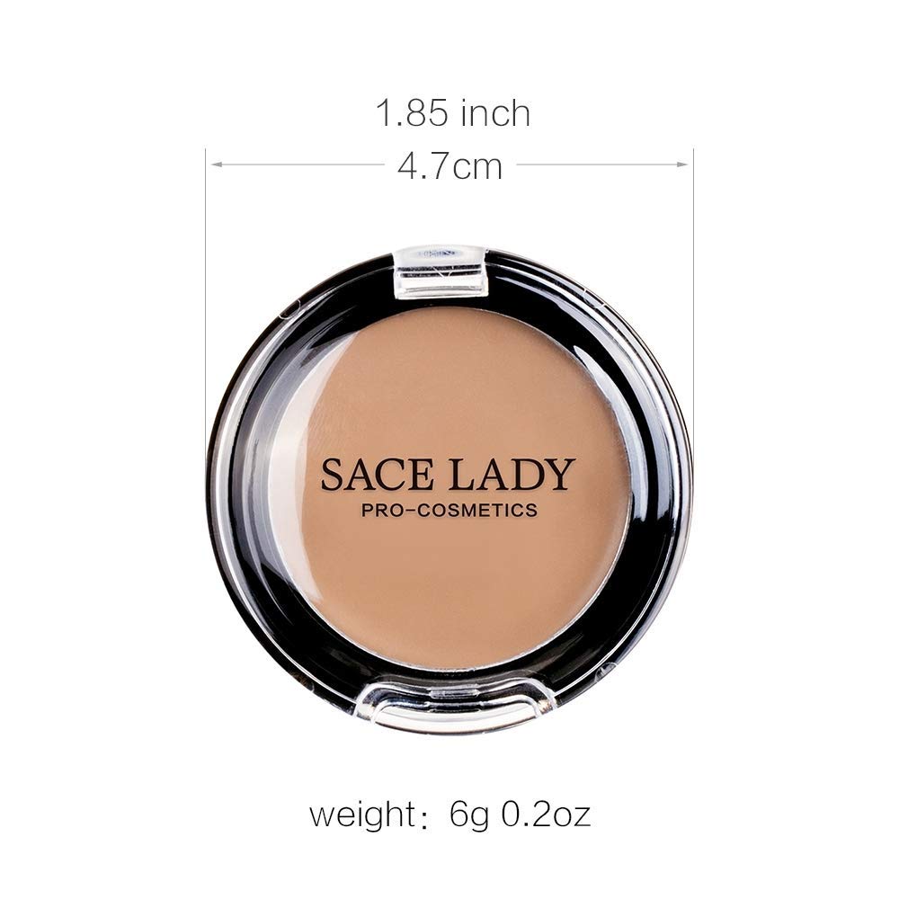 Full Coverage Concealer Cream - Waterproof Matte Makeup for Dark Spots & Under Eye Circles | 3 Pack, Light Natural (3×5g)
