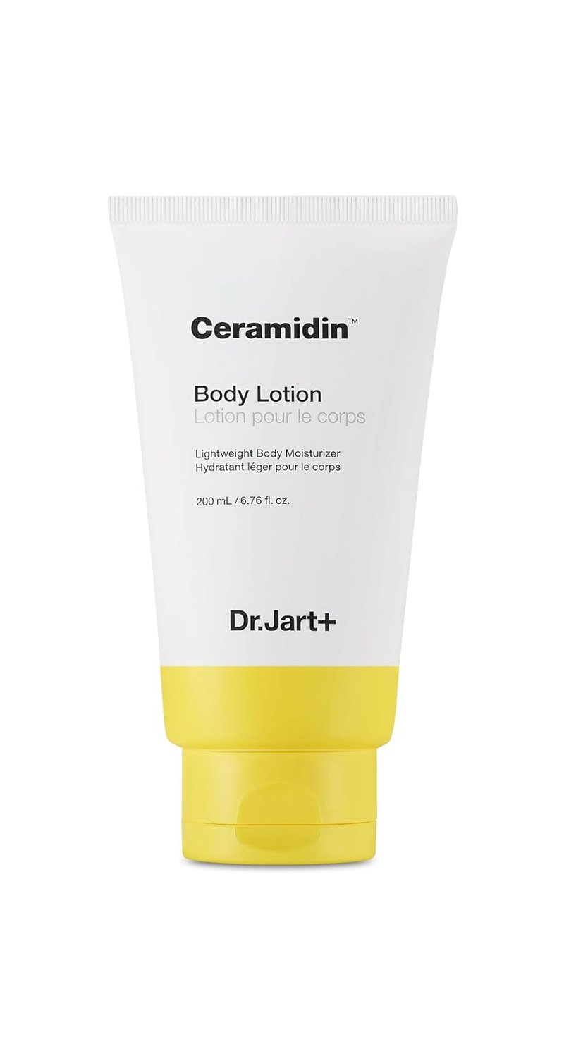 Dr.Jart+ Ceramidin Body Lotion - Korean Moisturizer for Dry Skin with Ceramides | 6.76 Fl Oz