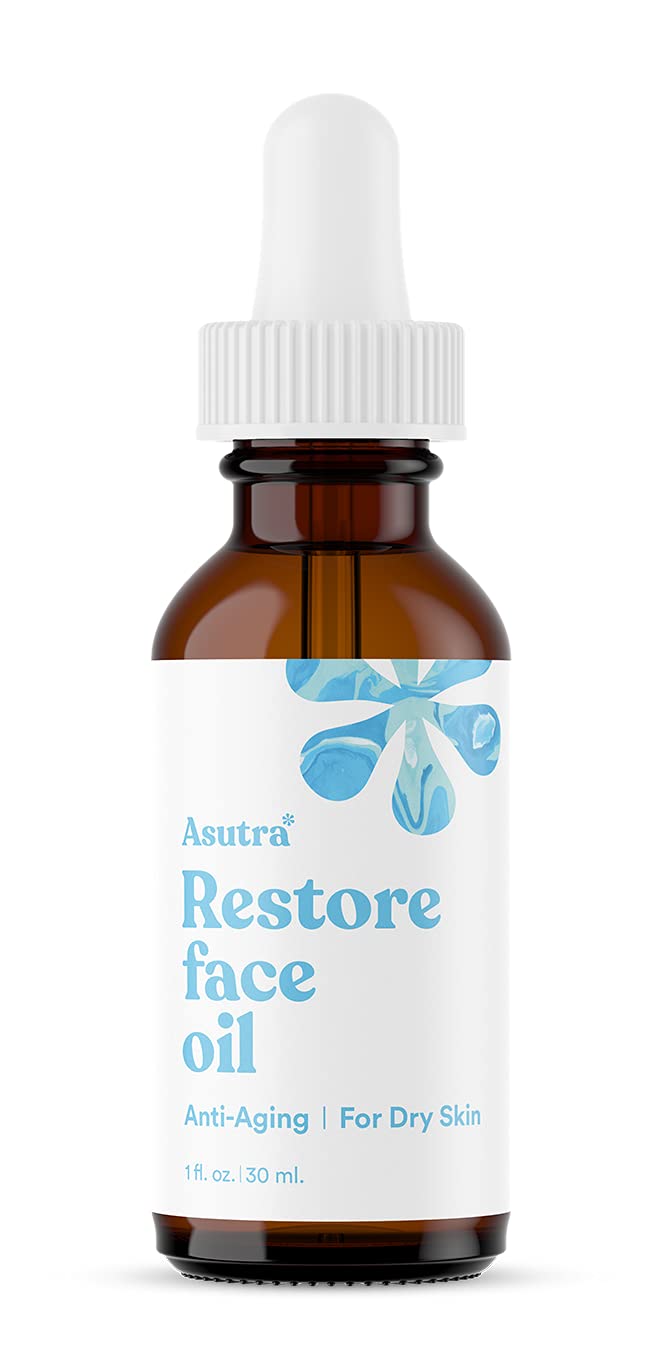 ASUTRA Restore Face Oil, 1 fl oz - Geranium & Rosehip (1 Fl Oz)