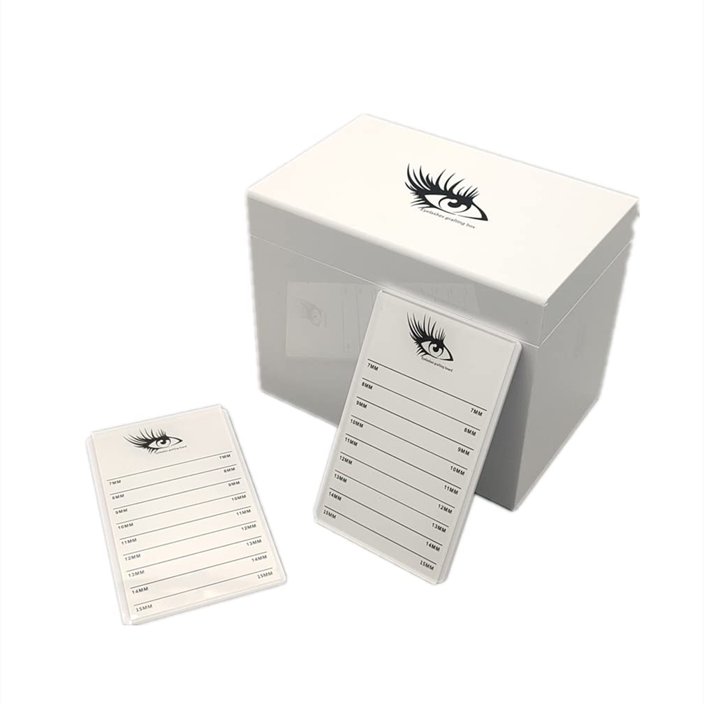 May healthbeauty 10 Layers Acrylic Eyelash Storage Box, Makeup Organizer False Eyelashes Glue Pallet Holder Grafting Extension Close-Packed Display