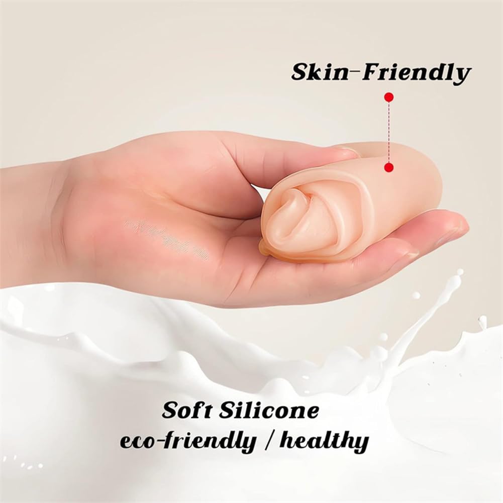 BASICGOLDYAO 4 Pairs Silicone Moisturizing Socks Women Foot Care Silicone Pedicure Socks Men Anti Slip Spa Gel Socks for Dry Cracked Feet (Multi)