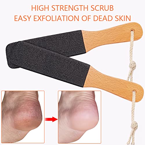 Foot File/Rasp,Exfoliator Pedicure Tool Foot Callus Remover Scrubber for Dead Skin,Corn and Hard Skin - Pumice Stone for Cracked Feet,Heels, Elbows, Hands in Shower