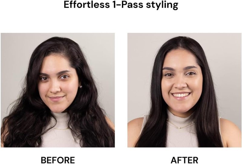 L'ANGE HAIR Flat Iron Hair Straightener - Fast Heating Ceramic | Locks in Moisture & Shine | Blush Color