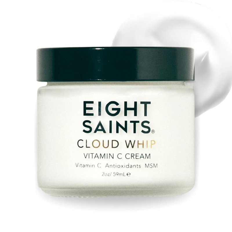 Eight Saints Cloud Whip Vitamin C Face Moisturizer - Anti-Aging Day Cream for Women | 2 oz, Hydrating with Cocoa Butter & Jojoba Oil