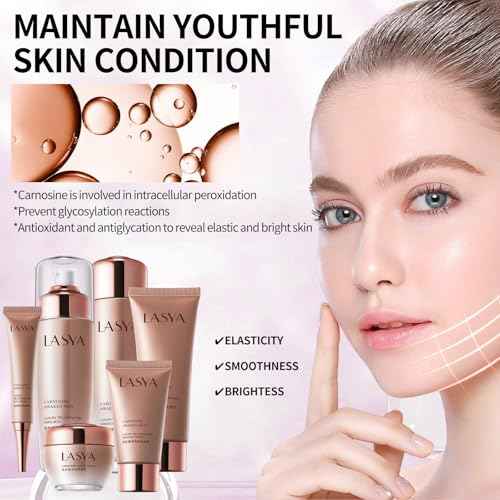 Revitalizing Skin Care Set, 6Pcs Anti Aging Face Care Sets for Women, Firming Skin, Shrink Pores, Smooth Wrinkles, Hydrating Skin Care Set