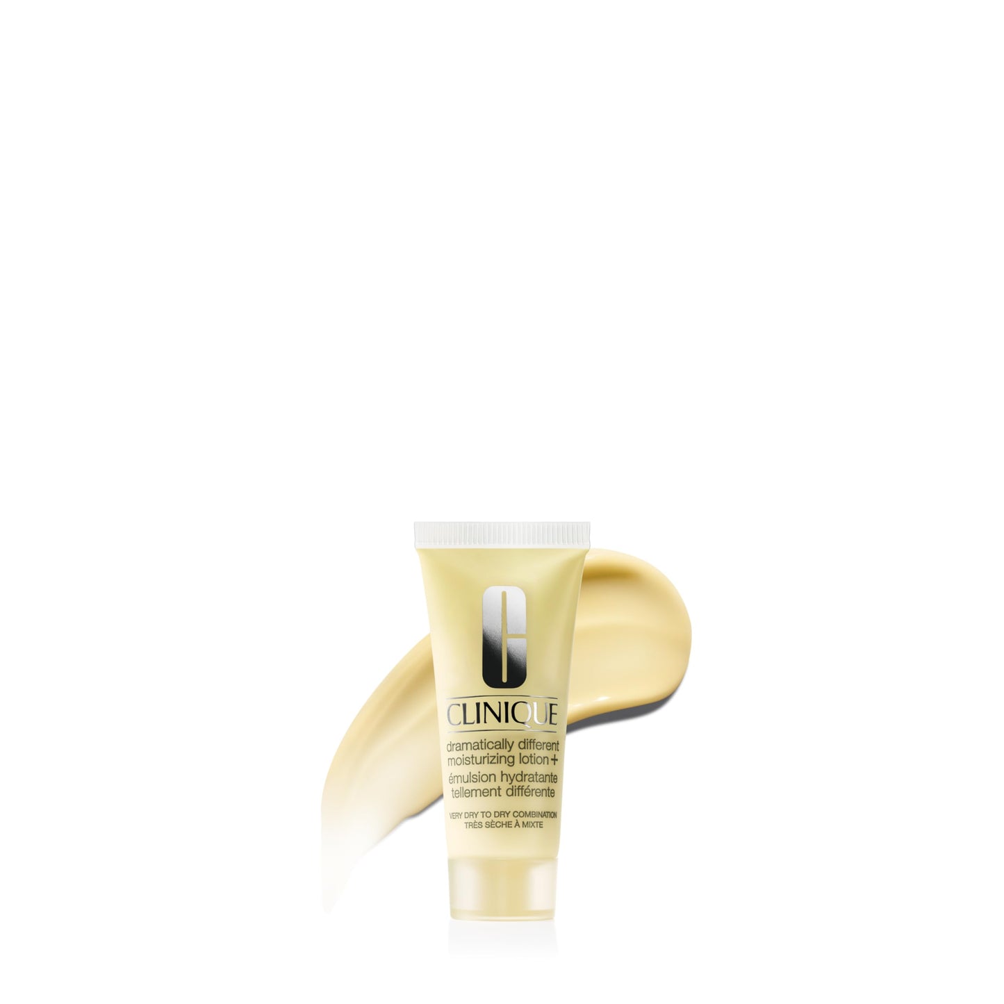 Clinique Dramatically Different Moisturizing Lotion+ | Hydrating Face Mositurizer With Glycerin and Urea | Strengthens Skin Barrier | Step 3 in 3-Step Skin Care Routine, Mini Travel Size, 0.5 Fl Oz