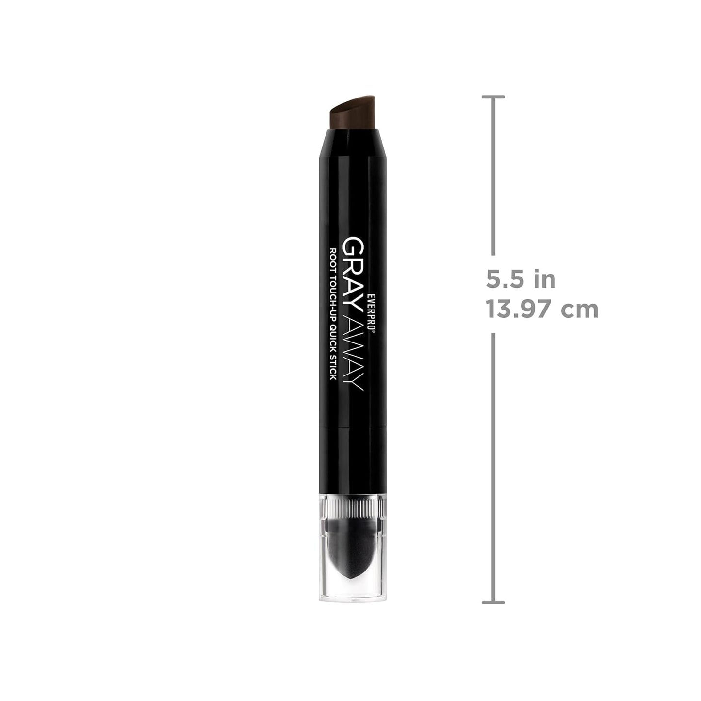 Gray Away Root Touchup Stick - Black/Dark Brown, 0.1 Oz | Instant Hair Color Solution