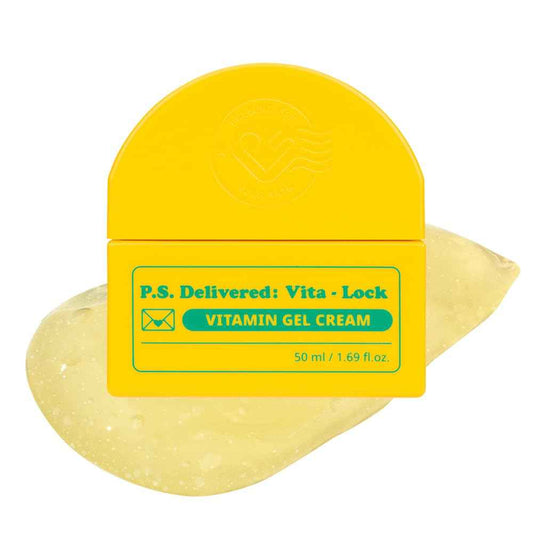 PRESENT SKIN VITA-LOCK Face Gel Cream – K-Beauty Korean Skin Care for Soothing & Cooling – Vegan Friendly – For Oily & All type Skin, 50ml, 1.69 fl.oz.