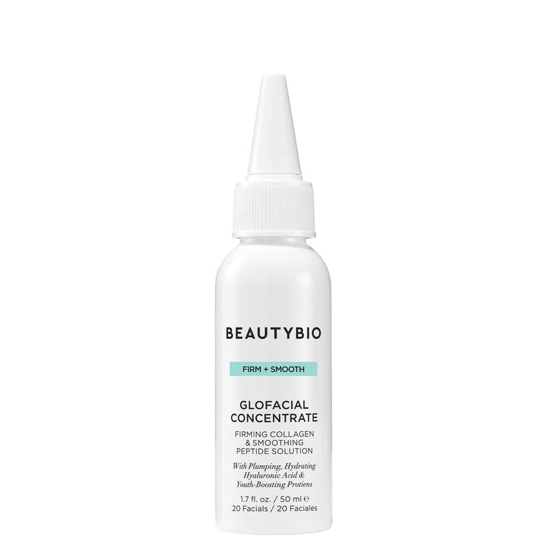BeautyBio GLOfacial Hydro-Infusion Deep Pore Cleansing + Blue LED Clarifying Tool & Concentrates