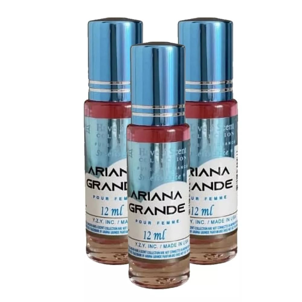 Ariana Scent Body Oil Perfume - Long-Lasting 12ml Roll-On | Pack of 3
