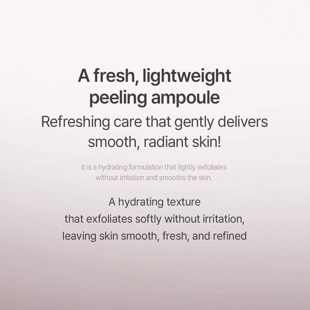 mixsoon Peeling Ampoule - Black rice exfoliant, Gentle Exfoliating Serum for Smooth, Radiant Skin, Dead Skin Cells Remover 100ml / 3.38 fl.oz. Korean Glass Skin Care
