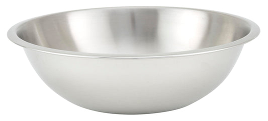 Winco Heavy-Duty Mixing Bowl, 4-Quart, Medium, Stainless Steel